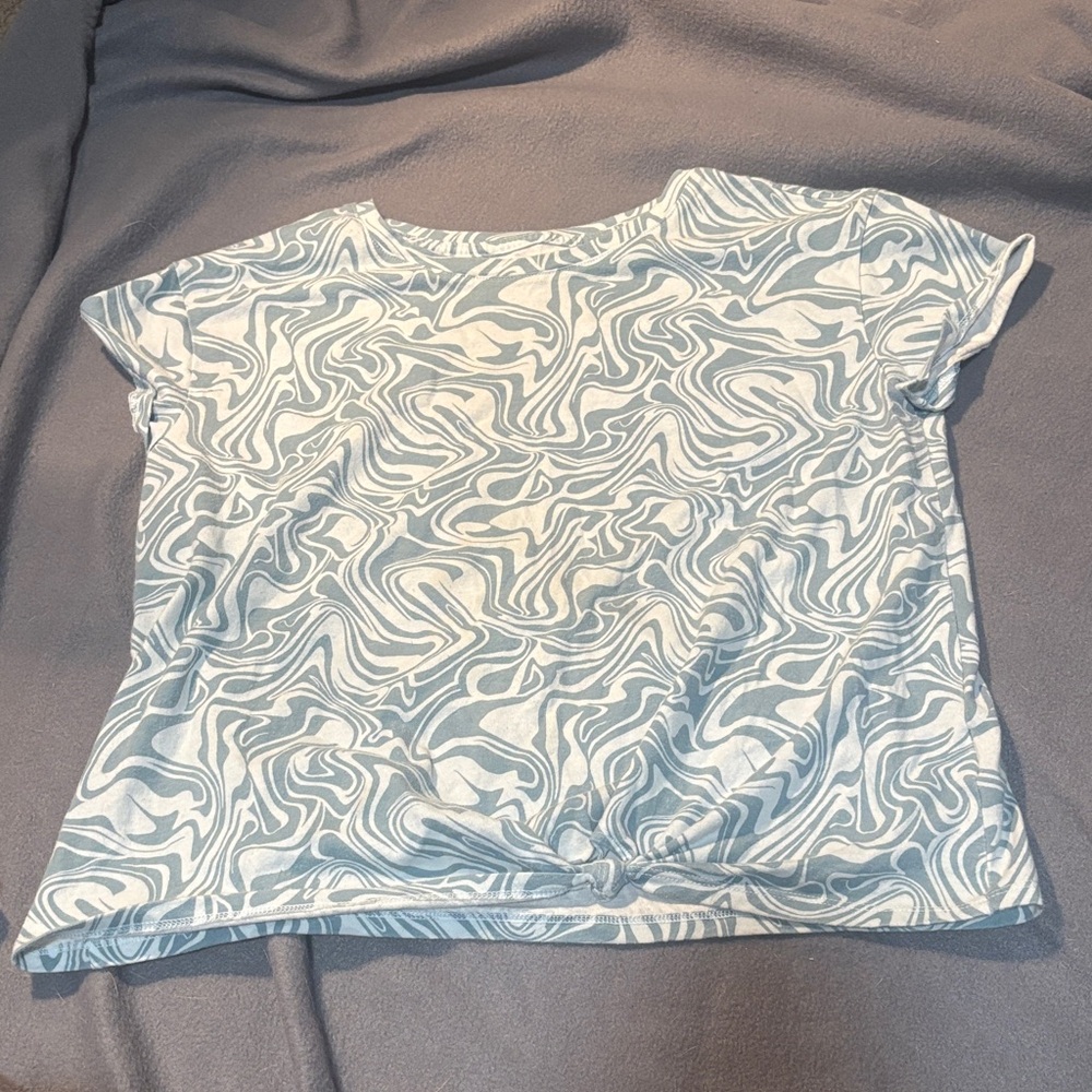 Stylish Blue and White Kid’s Top